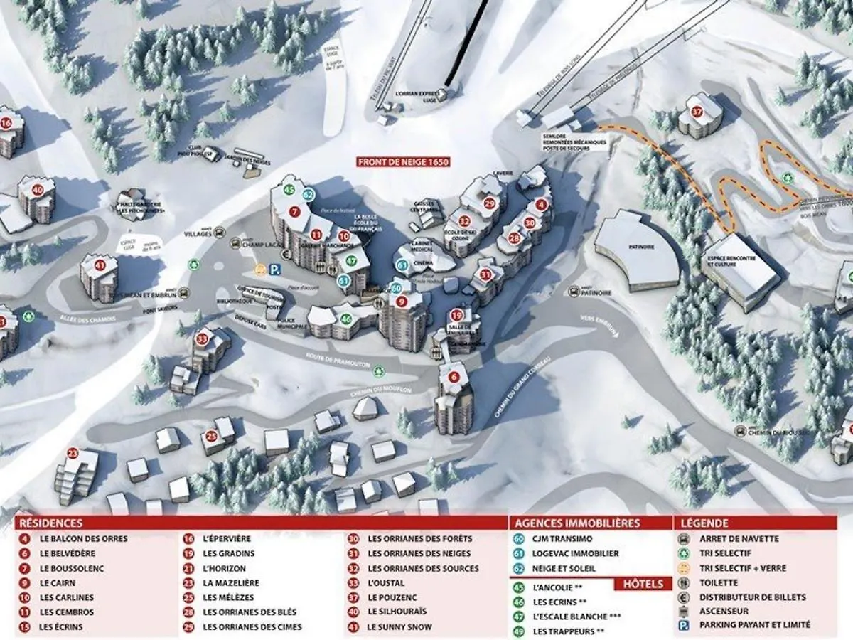 Διαμέρισμα Charmant Studio 4 Pers Au Coeur Des Orres, Balcon Sud, Proche Commerces Et Pistes - Fr-1-322-61 Les Orres Γαλλία